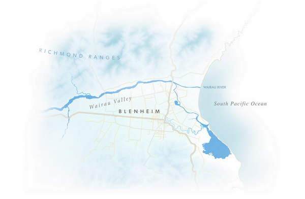 marlborough blenheim region map